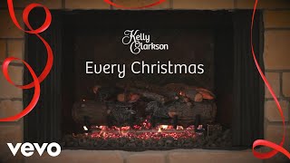 Kelly Clarkson  Every Christmas Wrapped In Red  Fireplace Version [upl. by Greenwald501]