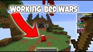 Fully Working Vanilla Bed Wars Map w Download [upl. by Aizahs]