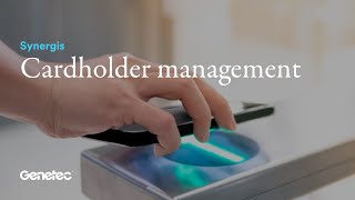 Security Center Synergis  Cardholder management [upl. by Nalod]