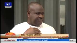 Amaechis Defection To APC Is Root Of Rivers State Crisis  Wike Pt2 [upl. by Atinhoj382]