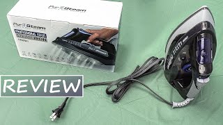 Amazons PurSteam Professional Grade 1700w Steam Iron Review [upl. by Lateh]