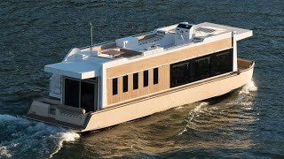 49 Crossover Houseboat an Evolution in Yachting [upl. by Ardnik]