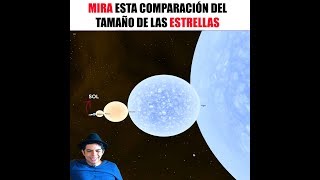 COMPARACIÓN DEL TAMAÑO DE LAS ESTRELLAS EN 3D [upl. by Helfant4]