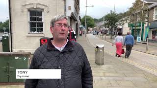 Locals of Ebbw Vale discuss new lockdowns [upl. by Akimak153]