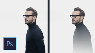 How To Make Fading Gradient Transparent Effect  Photoshop Tutorial [upl. by Enillebyam]