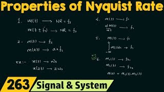 Properties of Nyquist Rate [upl. by Aidahs]