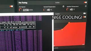 Gigabyte RX 6600 XT  Mining Ethereum [upl. by Yentruocal]