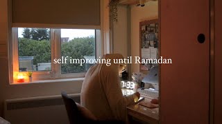 Self improving until Ramadan✨ Making up my past fasts university day focusing on deen [upl. by Chu]