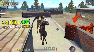 2 AWM Total 32 Kill Ajjubhai Squad Gameplay with Amitbhai Romeo and Jontybhai  Garena Free Fire [upl. by Sucam]