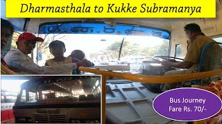 DHARMASTHALA TO KUKKE SUBRAMANYA KSRTC BUS JOURNEY  SHIRADI GHAT [upl. by Roberta]