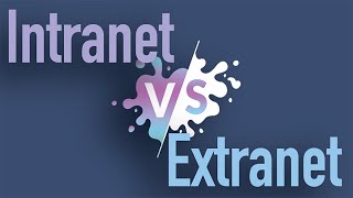 Intranet vs Extranet [upl. by Yatnahc]