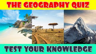 Geography General Knowledge Trivia Quiz [upl. by Ecirtemed92]