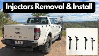 Ford Ranger Injectors Replacement 22 amp 32 Motors [upl. by Ajat]