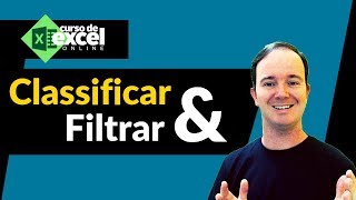 Como usar Classificar e Filtrar no EXCEL [upl. by Gratt]