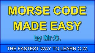 How I learned MORSE CODE IN 10 MINUTES  learn fast [upl. by Treacy]