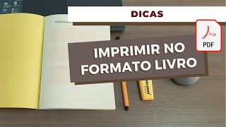 Como imprimir pdf no formato livro [upl. by Ailem618]