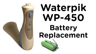 Waterpik WP450 Water Flosser Battery Replacement Guide [upl. by Alvin]