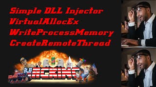 Simple C DLL Injector Source Code Tutorial [upl. by Nnauol233]