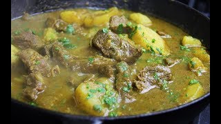 Incredible Curry Beef With Potato  CaribbeanPotcom [upl. by Saimon]