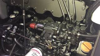 Yanmar Engine Basics 4  fuel injectors [upl. by Akcinehs373]