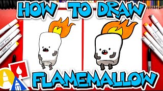 How To Draw Flamemallow From YouTube Kids App [upl. by Yajiv295]