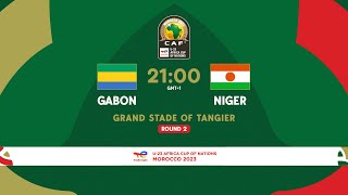 gabon VS Niger TotalEnergies AFCONU23 2023  MD2 [upl. by Otilia]