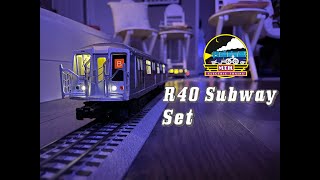 MTH Premier R40 Subway Set B train [upl. by Fugere]