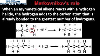 R3411  R3412 Markovnikovs rule HL [upl. by Osrock]