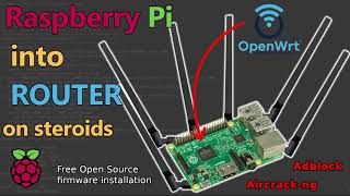 Raspberry Pi router with OpenWRT Easy Tutorial for beginners Basic WIFI router AP configuration [upl. by Arramahs44]