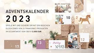 Adventskalender 2023  24 Tage  25 Gewinne  Panasonic [upl. by Mauve65]