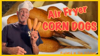 AIR FRYER CORN DOGS  Richard in the kitchen [upl. by Arley995]