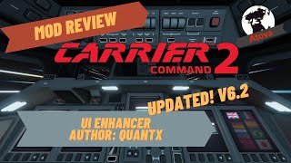 Carrier Command 2  Mod Review UI Enhancer UPDATED V62 [upl. by Nader364]