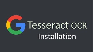 Install Tesseract OCR in Windows 10 [upl. by Chud]