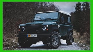 Installing LED Halo Lights  Land Rover Defender Mods [upl. by Shermie]