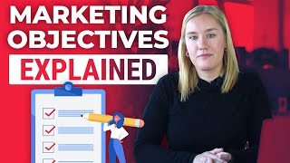 Marketing Objectives Explained  10 Examples [upl. by Lladnik]