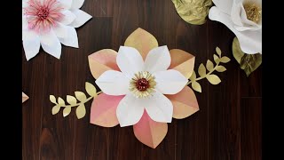 DIY Flores de Cartulina [upl. by Gilbertson]