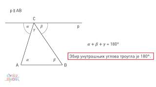 Zbir uglova trougla i vrste trouglova  Matematika za 6 razred 9  SuperŠkola [upl. by Mcgregor]