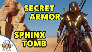 Assassins Creed Origins  Sphinx SECRET Tomb  How to Get Legendary ISU ARMOR in Sphinx Mystery [upl. by Wey]