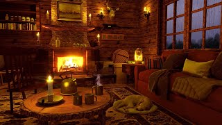 Cozy Hut Ambience  Gentle Night Rain and Relaxing Rain Sounds for Sleep Study and Meditation [upl. by Ibrahim442]