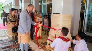 TAGATA PASIFIKA Tanoa International Dateline Hotel Tonga Opening [upl. by Parcel]