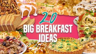 20 Breakfast Recipes for a Crowd  Holiday Breakfast and Brunch Recipe Compilation [upl. by Argent903]