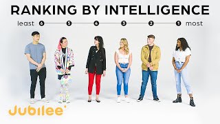 Strangers Rank Their Intelligence  IQ vs First Impressions [upl. by Latimore]