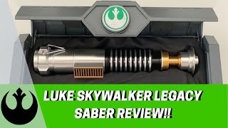 Star Wars Galaxys Edge  Luke Skywalker Legacy Lightsaber Review [upl. by Irah]