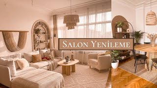 SALON YENİLEME  DIY  Dekorasyon 🤎 [upl. by Schuler]