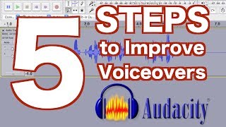 5 STEPS to Improve Your VOICEOVER in Audacity [upl. by Nref]