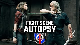 Fight Scene Autopsy Geralt vs Renfri and Blaviken [upl. by Esorlatsyrc]