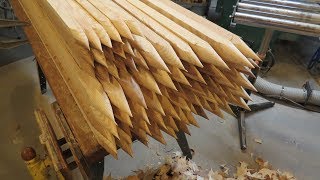 Making A Batch Of Ash Garden Stakes [upl. by Leith]