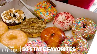 Best Doughnuts In Every State  50 State Favorites [upl. by Rosinski]