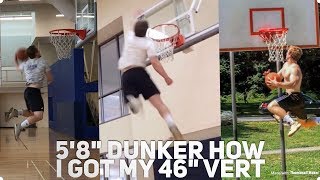 58quot Dunker  How I Increased My Max Vert 20quot Dunk Motivation [upl. by Islean]