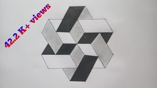 geometric pattern  step by step  How to create stunning Geometry patterns easy tutorial [upl. by Rufe63]